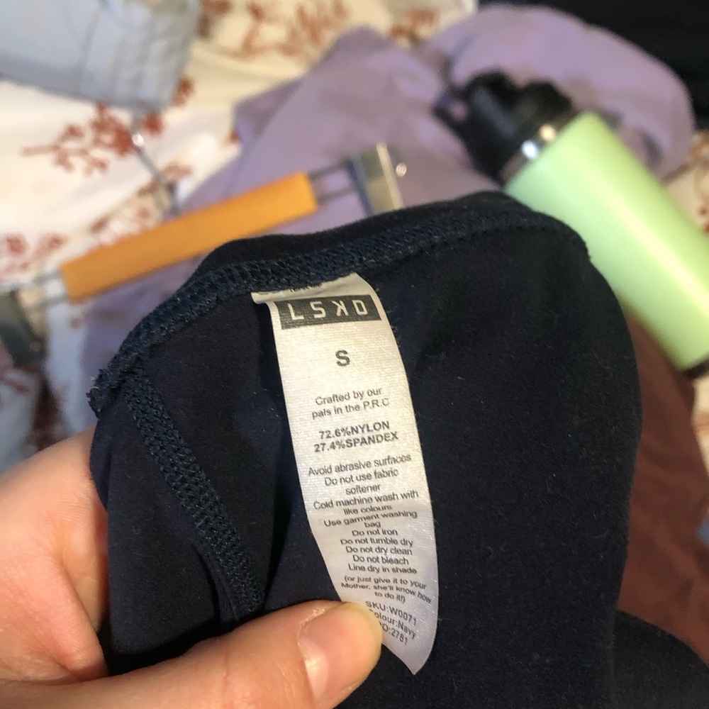 LSKD Black Women's Leggings - Size S